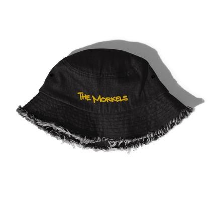 "The Morkels" Distressed Denim Bucket Hat