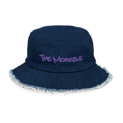 "The Morkels" Distressed Denim Bucket Hat